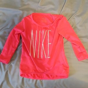 Nike long sleeve pink